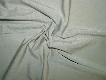 1m bi-elastische Microfaser "Eurojersey" aus Italien in glänzend, hellem granit-grau Fb0322 -  1,50m