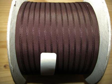 200m/1 Rolle Schleifchenband in negro-braun Fb1002