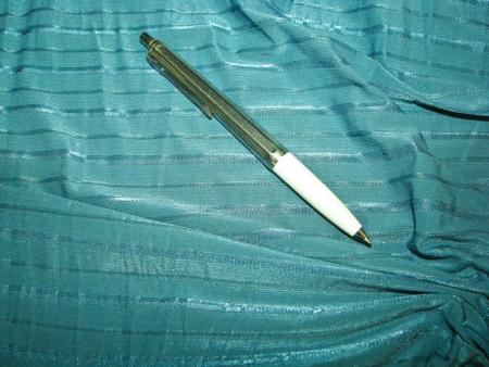 1m bi-elastische Microfaser/Nadelstreif in hellem ocean-blau Fb0693 - 1,35m