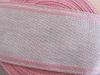 1m Leinen-Stickband in natur-leinen mit Kante in rosa - 8cm