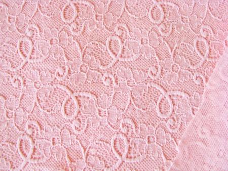 1m Spitzen-Mieder-Stoff, strukturiert in baby-rosa Fb1056 - 1,35m 