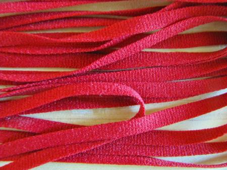 15m zartes Wäscheband in dunklem kirsch-rot Fb0105 - 4mm