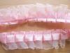 3m zarte Rüschenborte in baby-rosa Fb0082 - 25mm