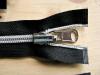 1 Stk Jacken-Reißverschluss teilbar in schwarz - 70cm