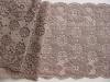 1m elastische Spitze in heller taupe Fb1228 - 16cm