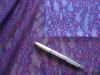 1m bi-elastische All-Over-Spitze "Violett Dreams of Amaranth Roses"