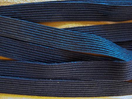 6m zarter Dekollete-Gummi in abend-blau Fb0810 - 10mm