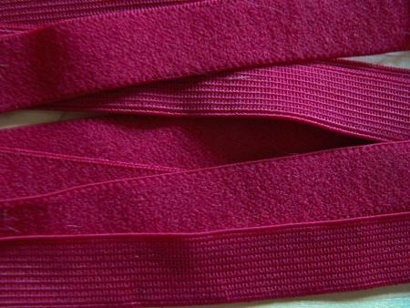 6m zarter Velour-Gummi in chianti-rot Fb0106 - 13mm