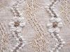 1m bi-elastische All-Over-Spitze in off-white Fb1000, beige und braun -  1,30m