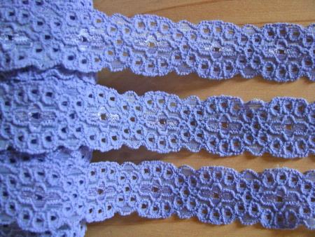 2m elastische Spitze in anemone/milka-lila Fb1085 - 2,8cm