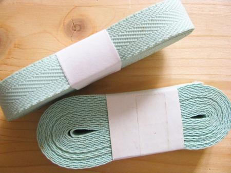 10m Stossband - Hosenschonerband in pastell-mint Fb0409