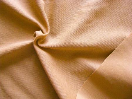 1m Cotton-PES-Wirkware in ocker Fb1130 -  1,32m
