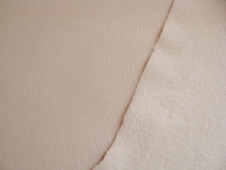 1m Flausch-Wirkfutter-Stoff in naturell/skin Fb0600 - 1,30m