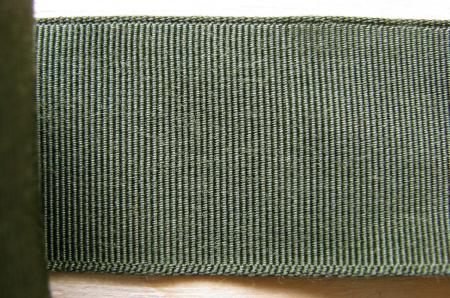 5m Ripsband/Gurtband in olivgrün Fb0627 - 37mm