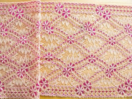 1m elastische Spitze "Romantic Dreams" - 17cm