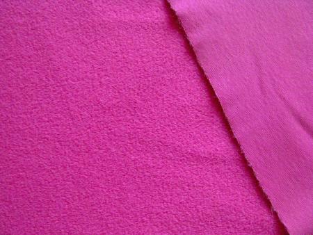 1m Flausch-Wirkfutter-Stoff in purple/magenta Fb1059 - 1,30m