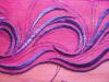 2m gegengleiche Dessous-Spitze "Lip-Stick" bestickt - 19,5cm / Stickbreite 13cm