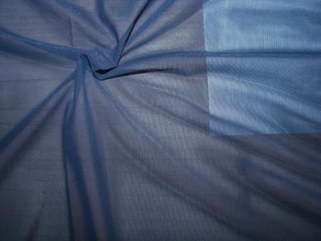 1m bi-elastischer Wäschetüll in dunkel-blau Fb0016