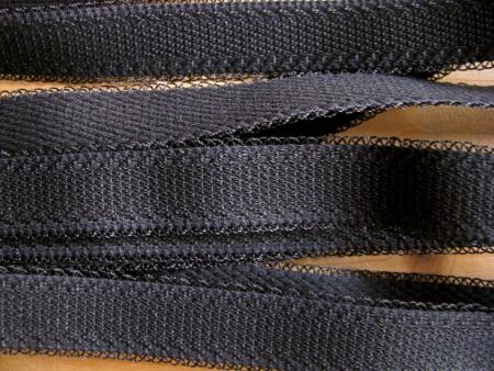 5m Träger-Gummi in schwarz Fb4000 - inkl. Schlaufen 20mm 