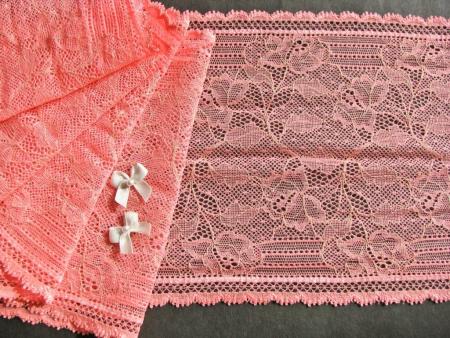 1m elastische Spitze "Fruit Punch" - 16,5cm