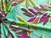 1m bi-elastische Microfaser "Colorful Leaves" - 1,40m