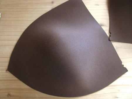 1 Paar BH-Körbchen/Schalen in leather Fb1382 - Gr.56