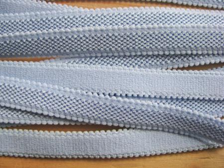 5m Schmuck-Träger-Gummi/Schulterband in hellblau Fb1469 - 12mm