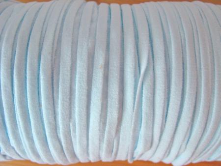 10m zartes Gummibändchen in eis-blau Fb0271 - 4mm