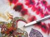 1 Coupon / 1,4cm x 60cm bi-elastische Microfaser "Wild Thinks"