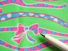 1m bi-elastische Microfaser/Lycra "Sweet Bows" - 1,50m