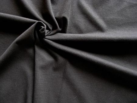 1m BW-Jersey in schwarz Fb4000 (wollig im Griff) - 1,40m