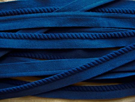 6m "Schmuck"-Paspelgummi in marine-blau Fb1305 - 10mm ​​​​​​​