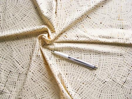 1m bi-elastische Microfaser/Lycra "Vanilla Glittering" -1,50m