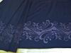 1m bi-elastische Microfaser mit "Ausbrenner" in rojal-blau Fb0016 -  30cm