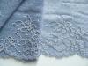 1m elastische Spitze in chambray-blau Fb1363 - 16cm