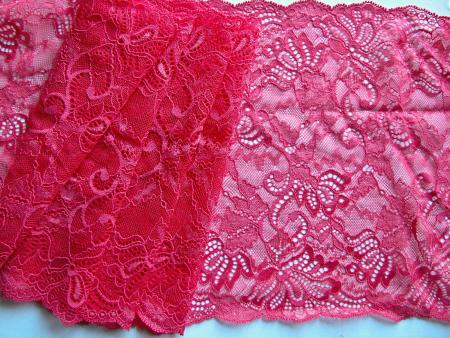 1m elastische XL-Spitze in shadow rose Fb0641 - 23,5cm