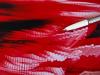 1m bi-elastische Microfaser/Lycra "Broken Fire"  - 1,50m