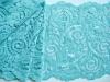 1m elastische Spitze in wasserblau Fb0988 - 16cm