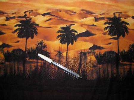 1 Coupon - 1,48m x 1,30m bi-elastische Microfaser "Caribbean summer"