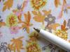 1m bi-elastischer Jersey "Flower-Power" - 1,55m