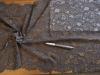 1m bi-elastische XXL-Spitze in stahl-grau Fb0878 - 40cm