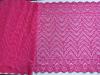 1m elastische XL-Spitze in pink/lips-stick Fb1420 - 23cm