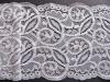 1m elastische Spitze in hellem platino/silber-grau Fb3501 - 14,5cm