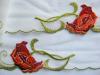 2m gegengleiche Edel-Dessous-Spitze"Red Roses" Fb1000 -19cm / Stickbreite 6cm