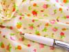 1m bi-elastische Microfaser "Flower Field" - 1,50m