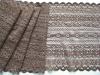 1m elastische Spitze in taupe Fb0399 -16cm