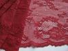1m elastische Spitze in dunklem kirsch-rot Fb0105 - 17,5cm