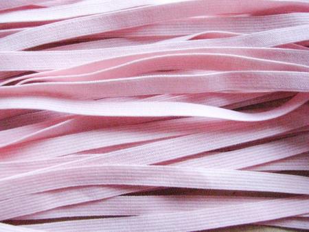 10m zarter Dekollete-Gummi in pastell-rosa Fb0082 -  6mm