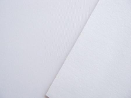 1m Schaumstoff/Laminat für BH`s, elastisch, in rein-weiß Fb2000