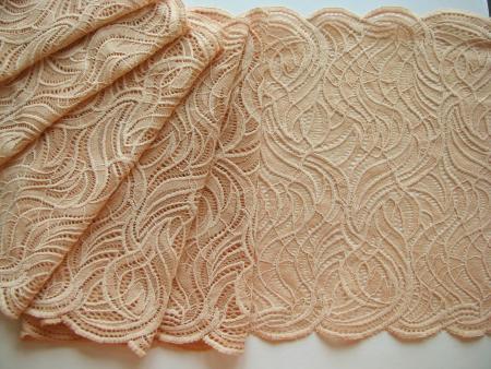 1m elastische XL-Spitze in breeze/pudriges make-up Fb1227 - 21cm